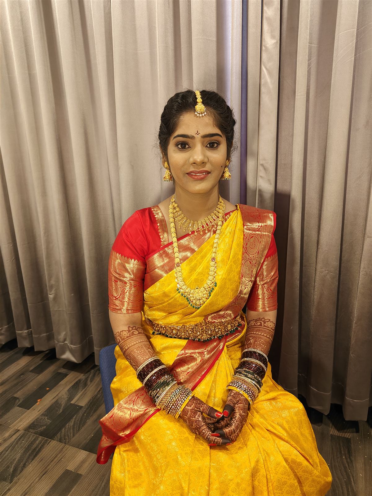 Bridal makeup work